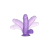 Dildo 6'' Jelly Studs - Purple - Image 4