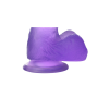 Dildo 6'' Jelly Studs - Purple - Image 3
