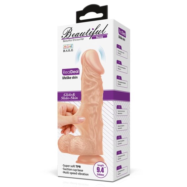 Pretty Love BEAUTIFUL BURAQ 9.4" dildo with vibration function