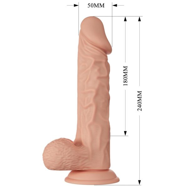 Pretty Love BEAUTIFUL BURAQ 9.4" dildo with vibration function - Image 3