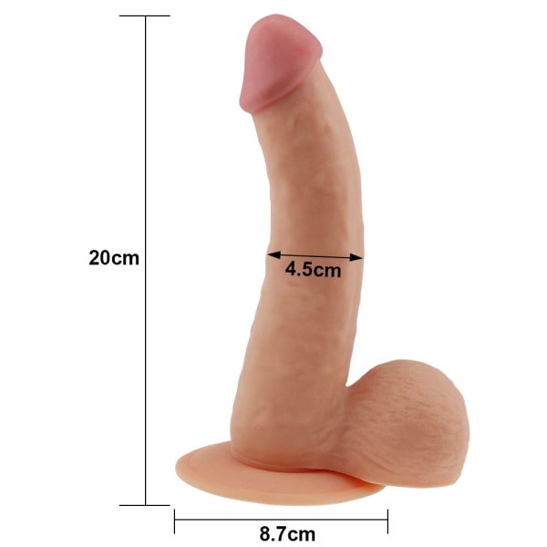 Dildo 8.8 The Ultra Soft Dude Vibrating - Image 2