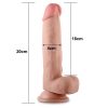 Dildo 8'' Sliding - Skin Dong - Image 5