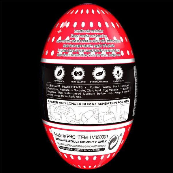 Lovetoy GIANT EGG transparent male masturbator egg - Image 4