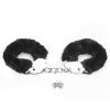 Lovetoy FLUFFY HANDCUFFS black plush handcuffs - Image 5