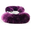 Lovetoy FLUFFY HANDCUFFS purple plush handcuffs - Image 3