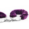 Lovetoy FLUFFY HANDCUFFS purple plush handcuffs - Image 4