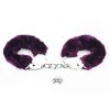 Lovetoy FLUFFY HANDCUFFS purple plush handcuffs - Image 5