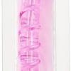LoveToy GLASS ROMANCE 7" glass dildo pink