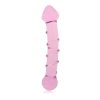 LoveToy GLASS ROMANCE 7" glass dildo pink - Image 2