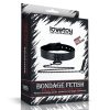 Lovetoy BONDAGE FETISH BLACK MATT COLLAR WITH LEASH BDSM collar with leash