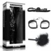 Lovetoy DELUXE BONDAGE KIT BDSM set of handcuffs, feather and gag