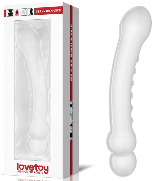 LOVETOY GLASS ROMANCE 7.3" glass dildo