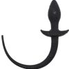 Mokko Toys Anal plug with BDSM dog tail 21.5 cm