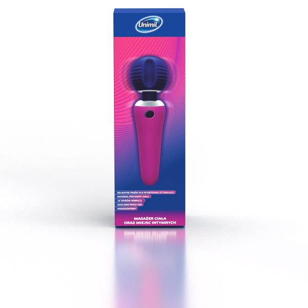 Unimil – „Vibrating Wand” – massager with flexible head